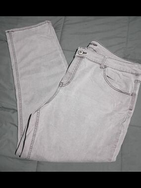 Maurices Light Grey Soft Stretch Boot Cut